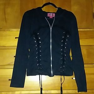 Hot Topic Corset Hoodie